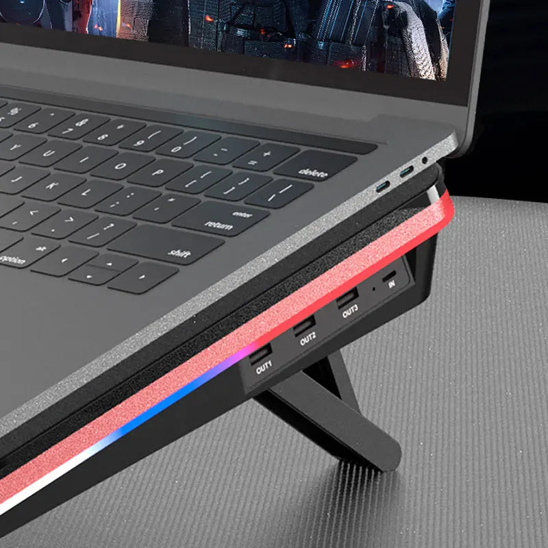 IETS GT500 Laptop Cooling Stand Series V2/V1/S2/B0 - 5000RPM External Cooler Pad for 13" to 17.3" Gaming Notebooks