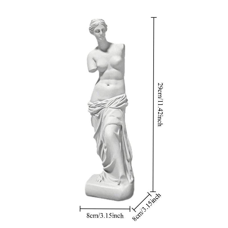 Resin Venus Statue — Greek Mythology Aphrodite Figurine for Nordic Home Decor & Art Room Display