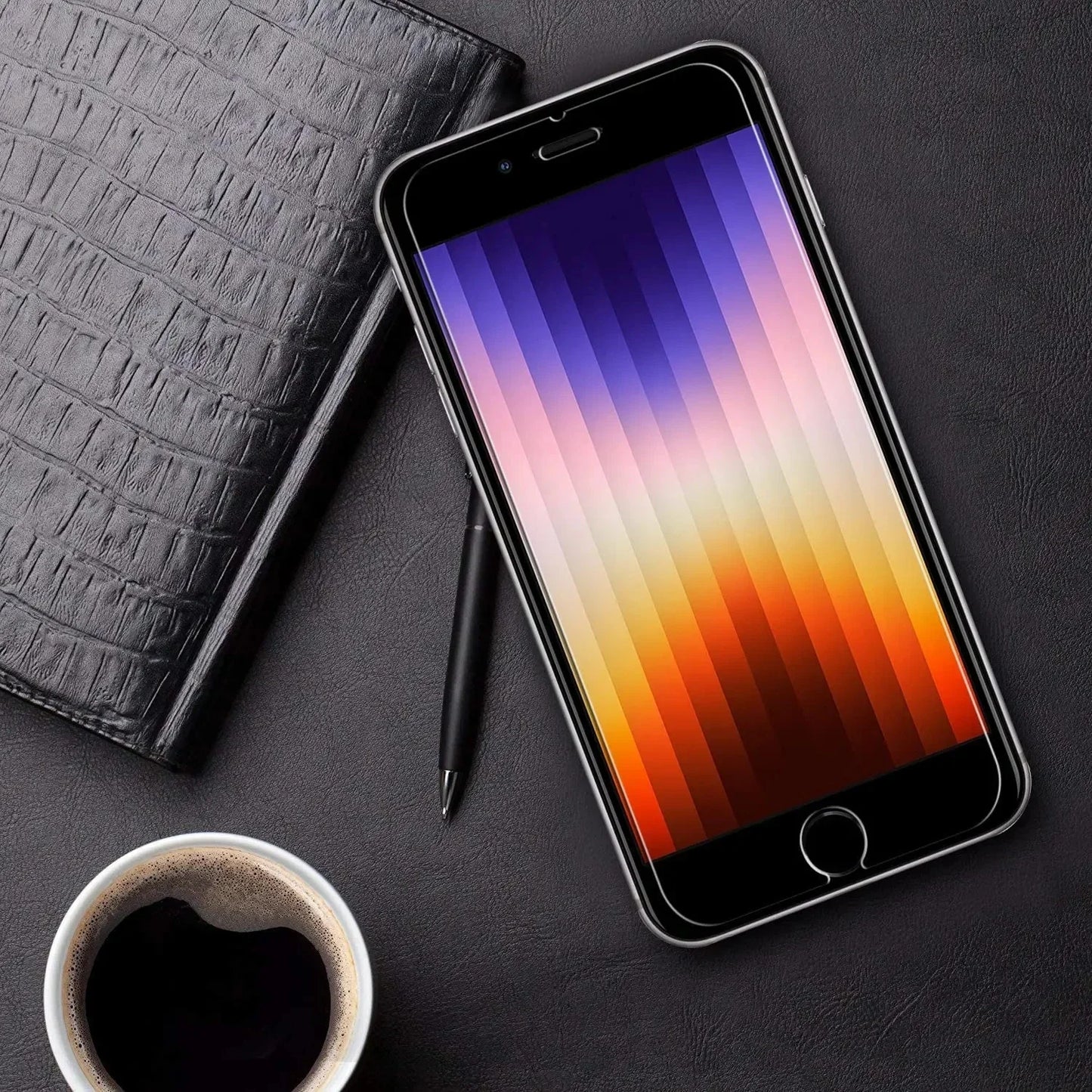 5pcs Premium Tempered Glass Screen Protector – Compatible with iPhone 7, 8, 6, 6s Plus & SE 2020/2022