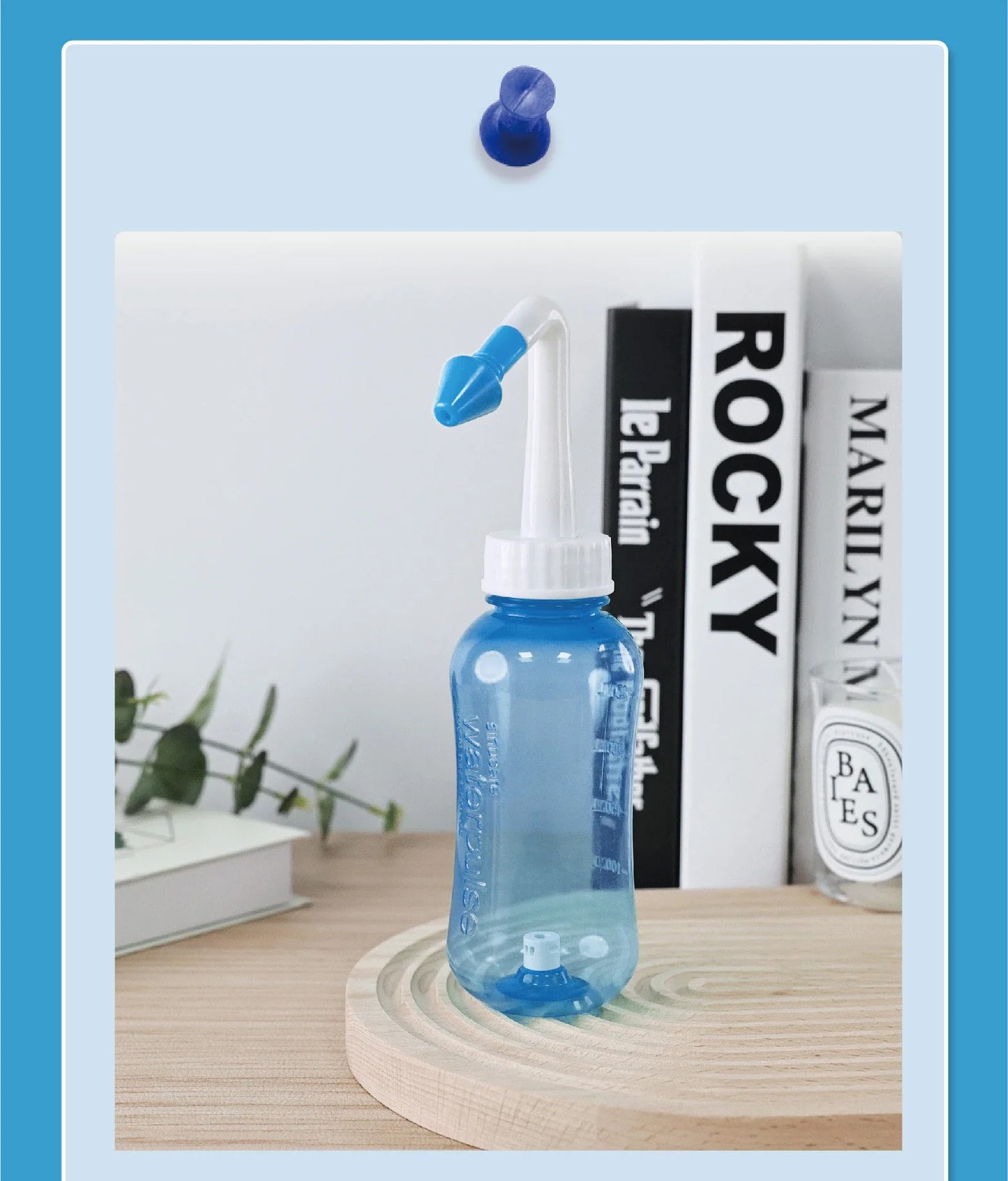 300ml Baby Nasal Wash Irrigator Bottle — Spray Aspirator Syringe for Rhinitis Treatment