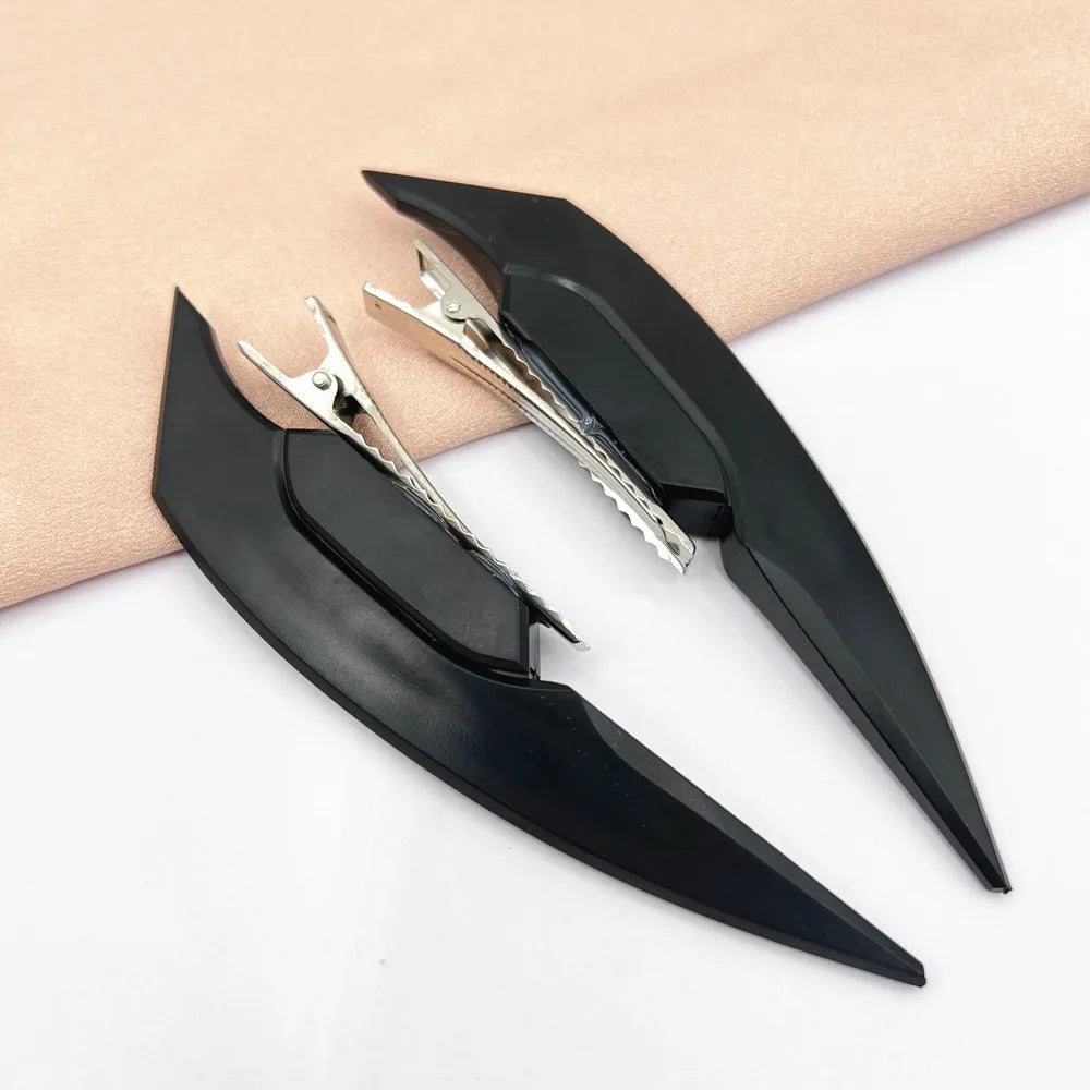 Anime Lolita Cyberpunk Devil Hair Clip – Gothic Mechanical Hairpin for Women, Halloween & Party Headwear Gift