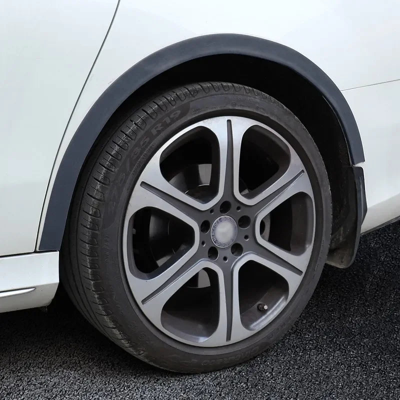 Carbon Fiber Pattern Car Wheel Fenders | Tire Arches Decorative Lips for General Vehicles