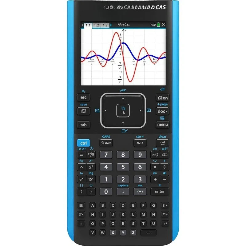 TI-Nspire CX II CAS Color Graphing Calculator with Student Software Support for PC & Mac Advanced Math & Science Tool