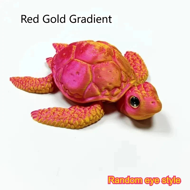 3D Printed Turtle Ornament - Cute Home Decor Collectible for Halloween & Christmas