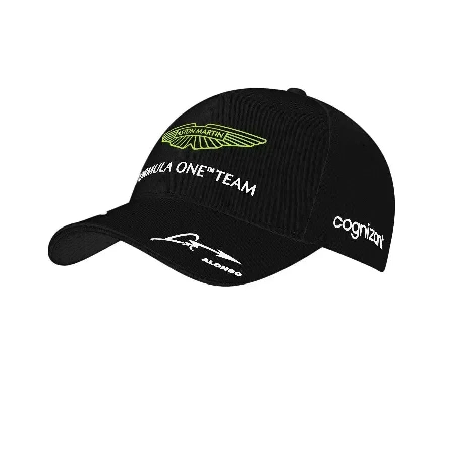 F1 Aston Martin Team Baseball Cap – Men’s & Women’s Adjustable Sports Hat Set