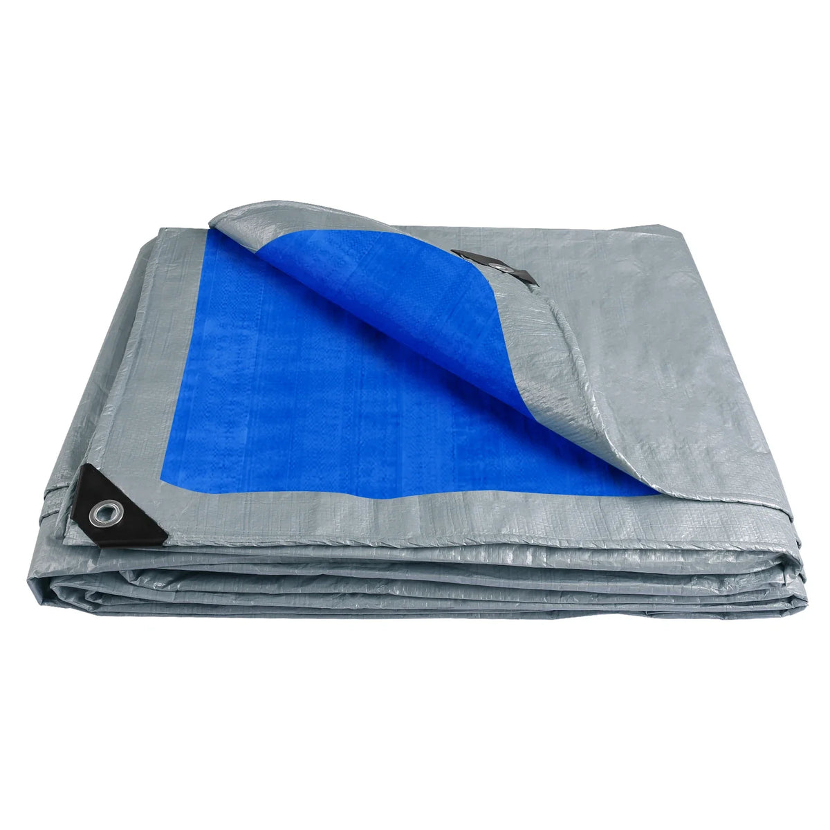Heavy Duty Waterproof Large Tarpaulin 5x4m / 3x2m – Reinforced Outdoor Rain Cover Multipurpose Tarp for Garden, Backyard, Awning & Canopy Protection