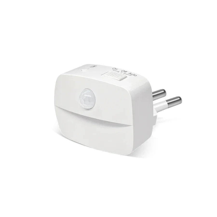 Motion Sensor LED Night Light – PIR Human Induction Lamp with EU/US Plug, Ideal for Bedroom, Hallway & Stairs Lighting