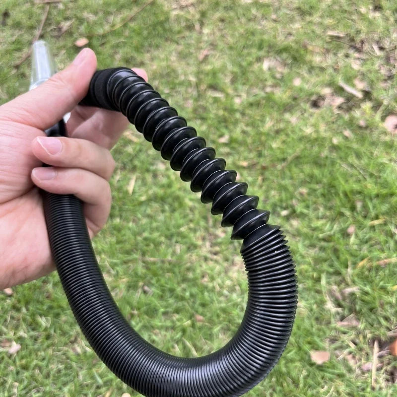Adjustable Shisha Hookah Hose Set - Glass Handle Silicone Tube with Mouth Tips for Chicha Lounge Party Club