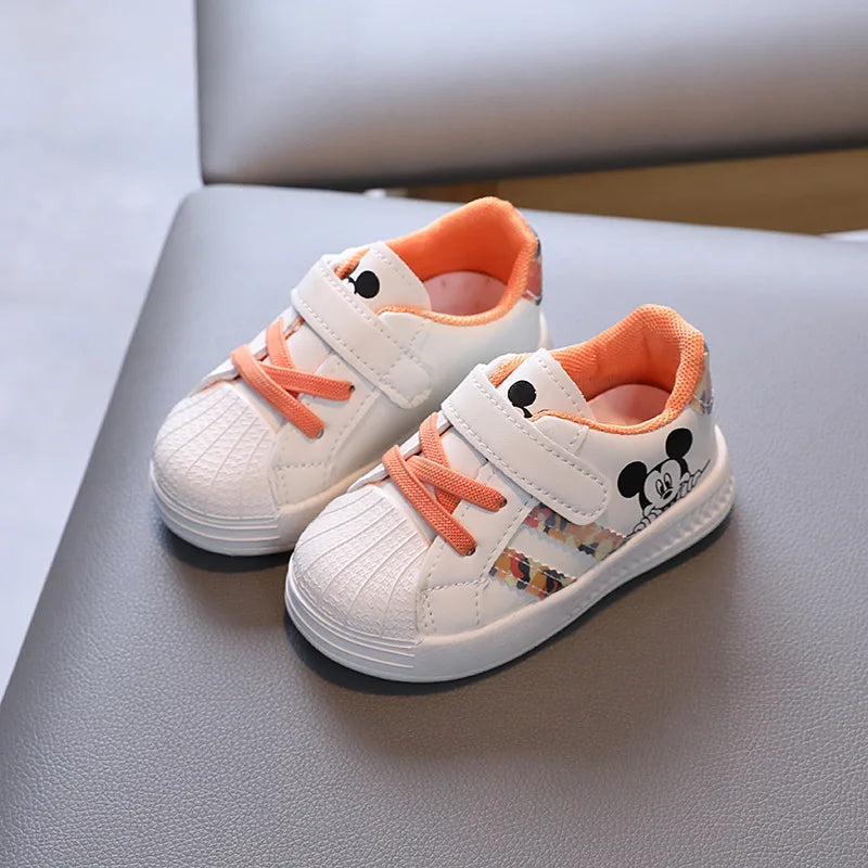 Children’s Casual Sports Shoes — Boys & Girls Soft-Soled Small White Shoes, Fashionable & Comfortable Sneakers