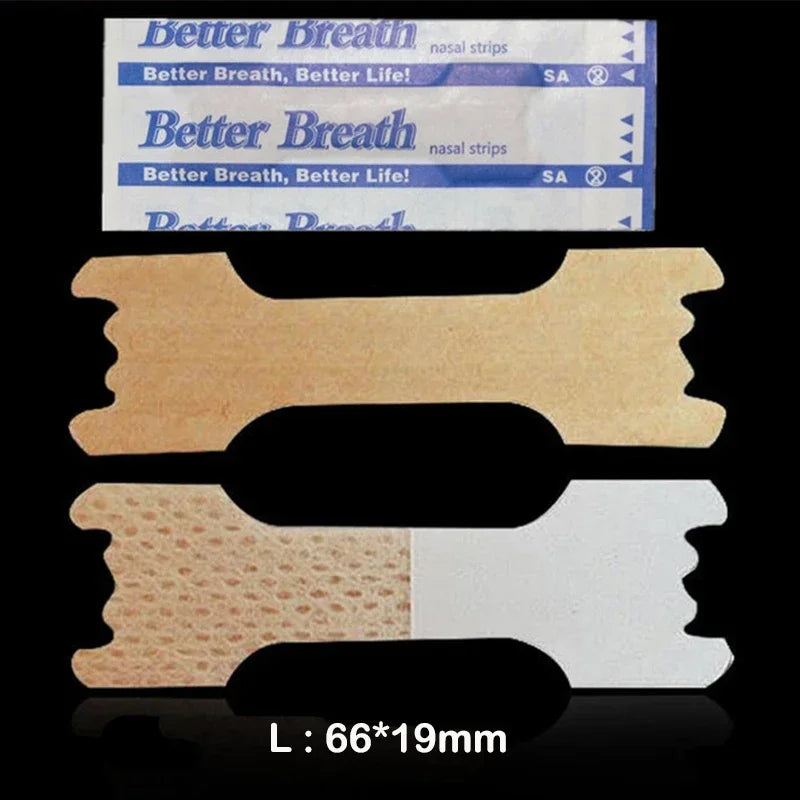 100/200/300PCS Nasal Breathing Strips — Anti-Snoring Nose Patch for Better Sleep and Easier Breathing