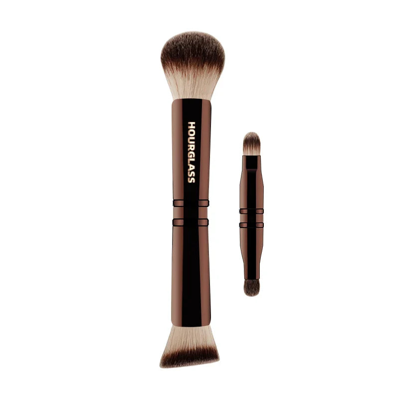 Hourglass No.24 Four-Head Multifunctional Makeup Brush – Loose Powder, Foundation, Concealer & Eyeshadow Brush