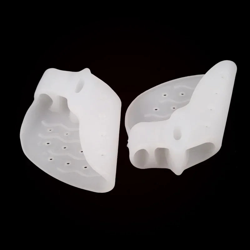2PCS Hallux Valgus Bunion Corrector — Gel Toe Straightener, Foot Care Tool & Big Toe Protector