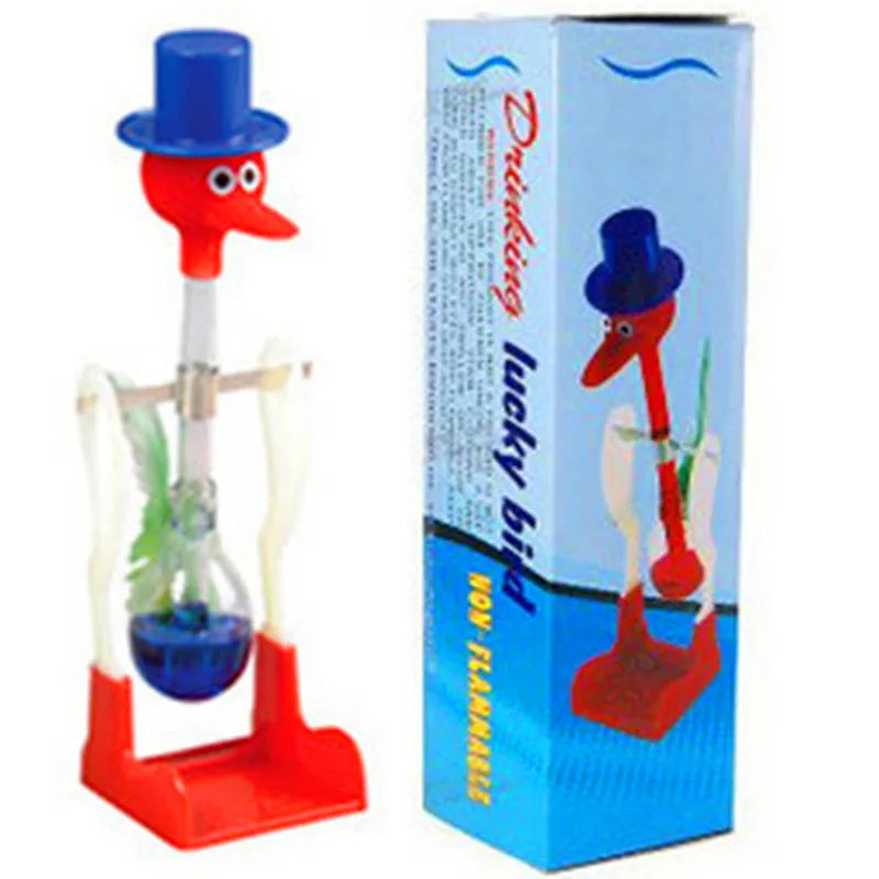 Color Changing Drinking Bird Toy – Physical Science Educational Experiment Toy for Kids STEM Learning Fun Lab Water Bird Gadget