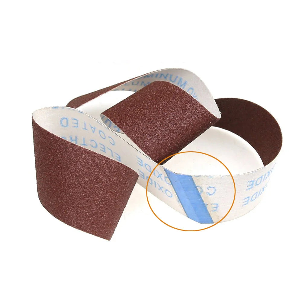 3 Meters Abrasive Sanding Belt Butt Joint Connection Tape: 67 Degree Angle