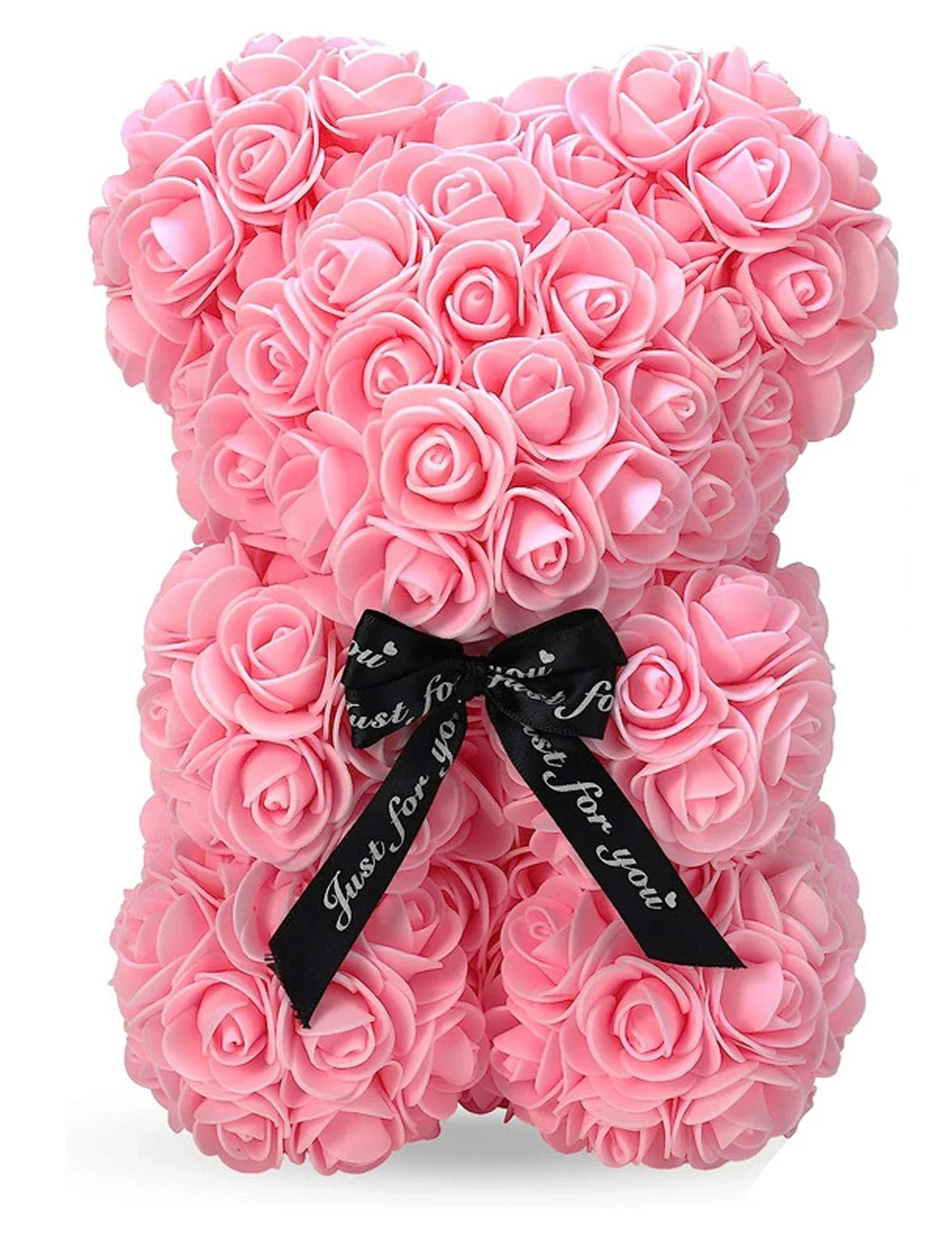 25cm Eternal Rose Teddy Bear – Artificial Flower Gift for Mom, Mother’s Day, Birthday, Valentine’s & Anniversary