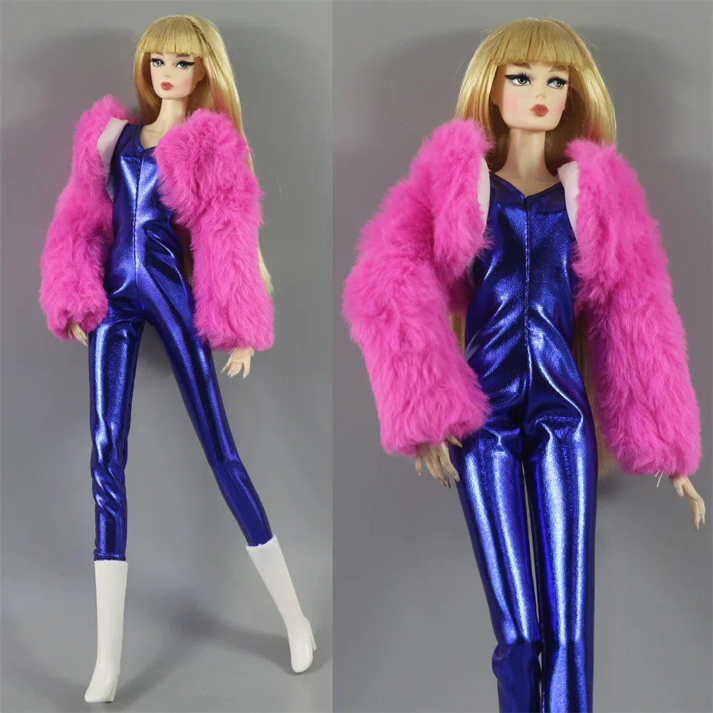 Handmade Jumpsuit Outfit for 11.5" (30cm) Dolls – BJD Clothes & Doll Accessories Gift