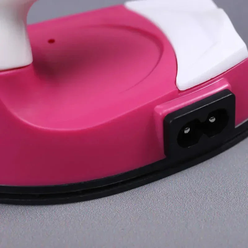 Mini Electric Travel Iron – Portable Craft & Sewing Iron with Mat and Protector for Household Use