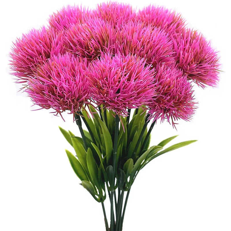 Artificial Dandelion Bouquet Set 3/5/10/12Pcs – 26cm Fake Flower Plants for Home, Bedroom, Wedding & Garden Vase Decoration