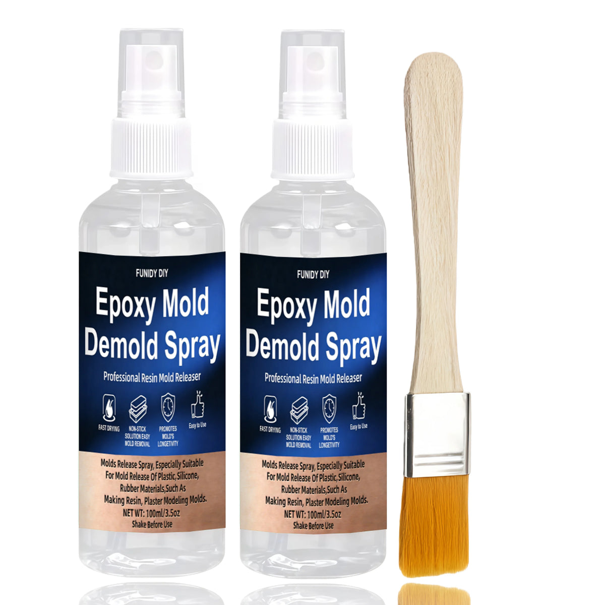 Universal Epoxy Mold Release Spray – Resin Demold Agent for Easy, Smooth Mold Removal