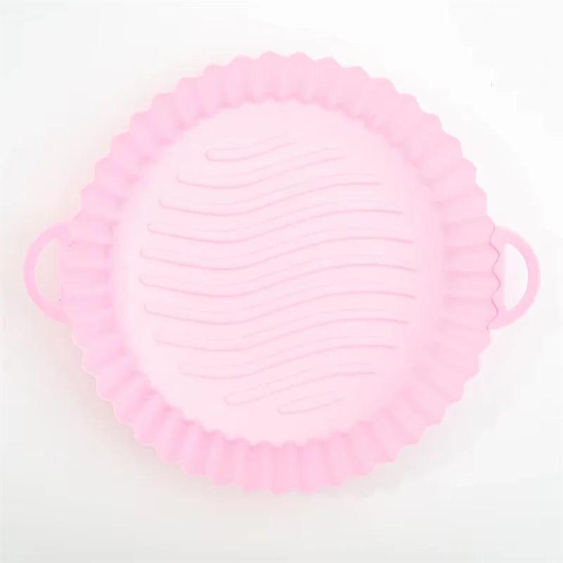 Reusable Silicone Air Fryer Liners Food Safe Non-Stick Pot for Air Fryer Basket Accessories