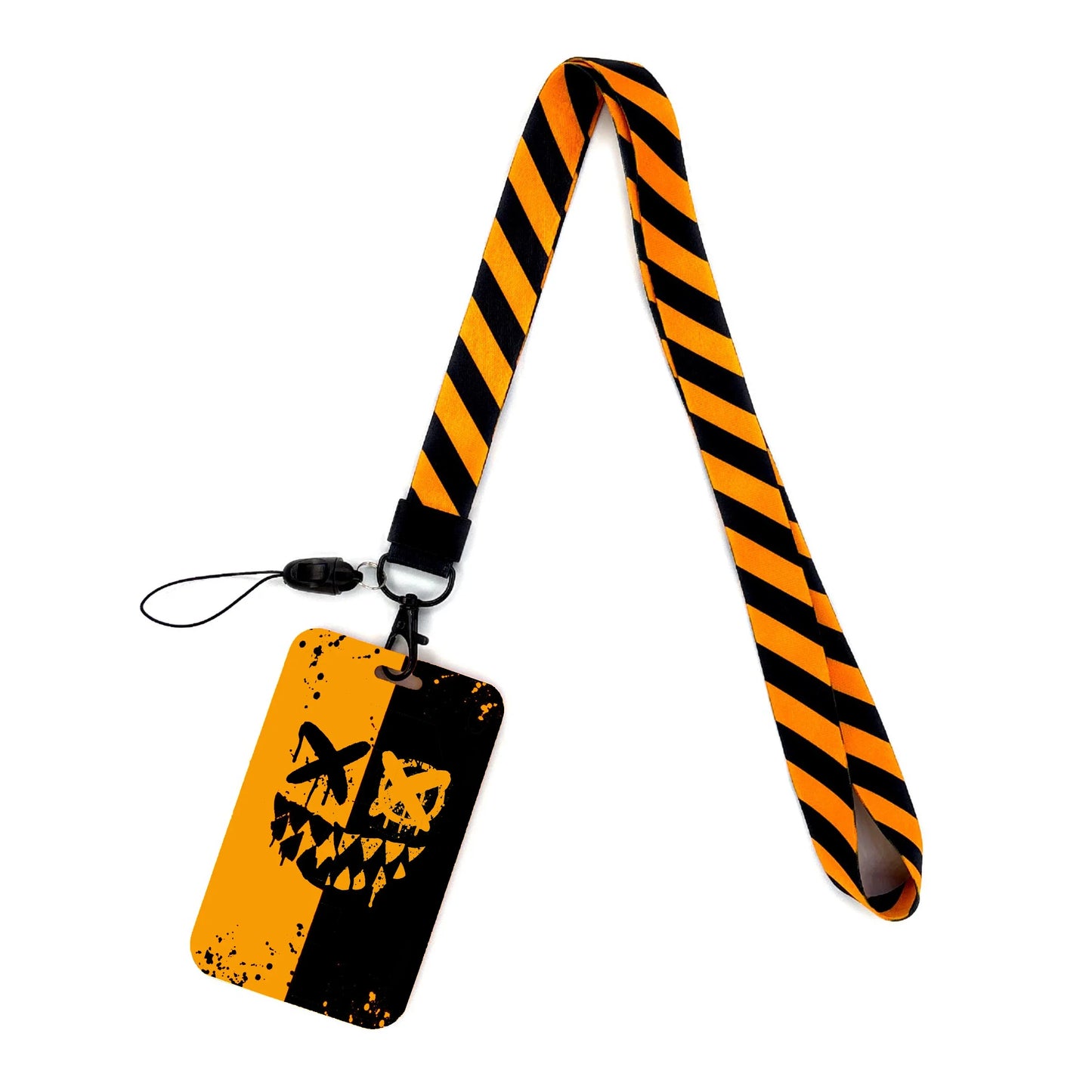 Vintage Tape ID Card Holder with Hanging Rope – Mobile Phone & Chest Card Lanyard