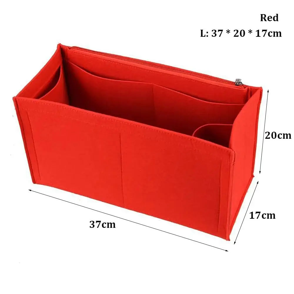 Felt Insert Liner Pouch — Handbag & Tote Bag Organizer for LV Onthego, Internal Purse Storage Accessory
