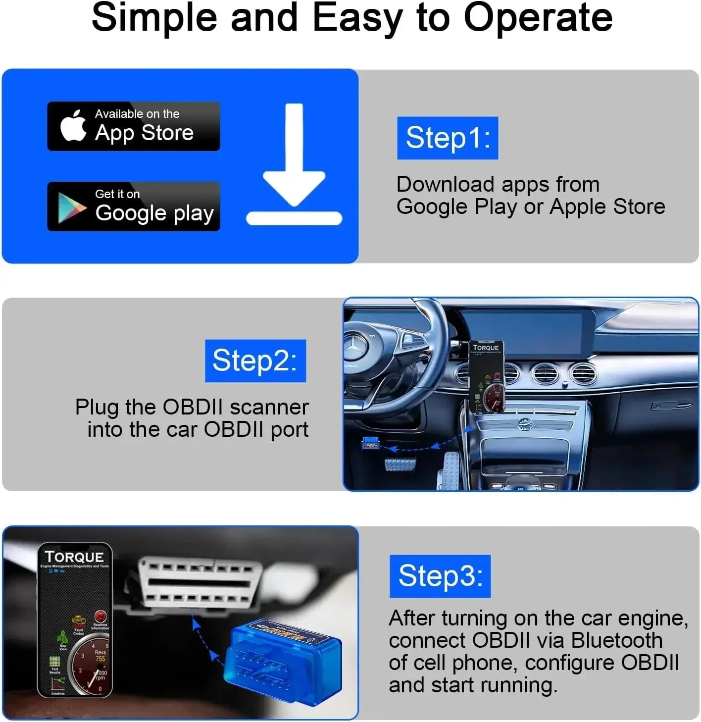 Mini ELM327 V2.1 Wireless OBD2 Car Diagnostic Scanner & Check Engine Code Reader