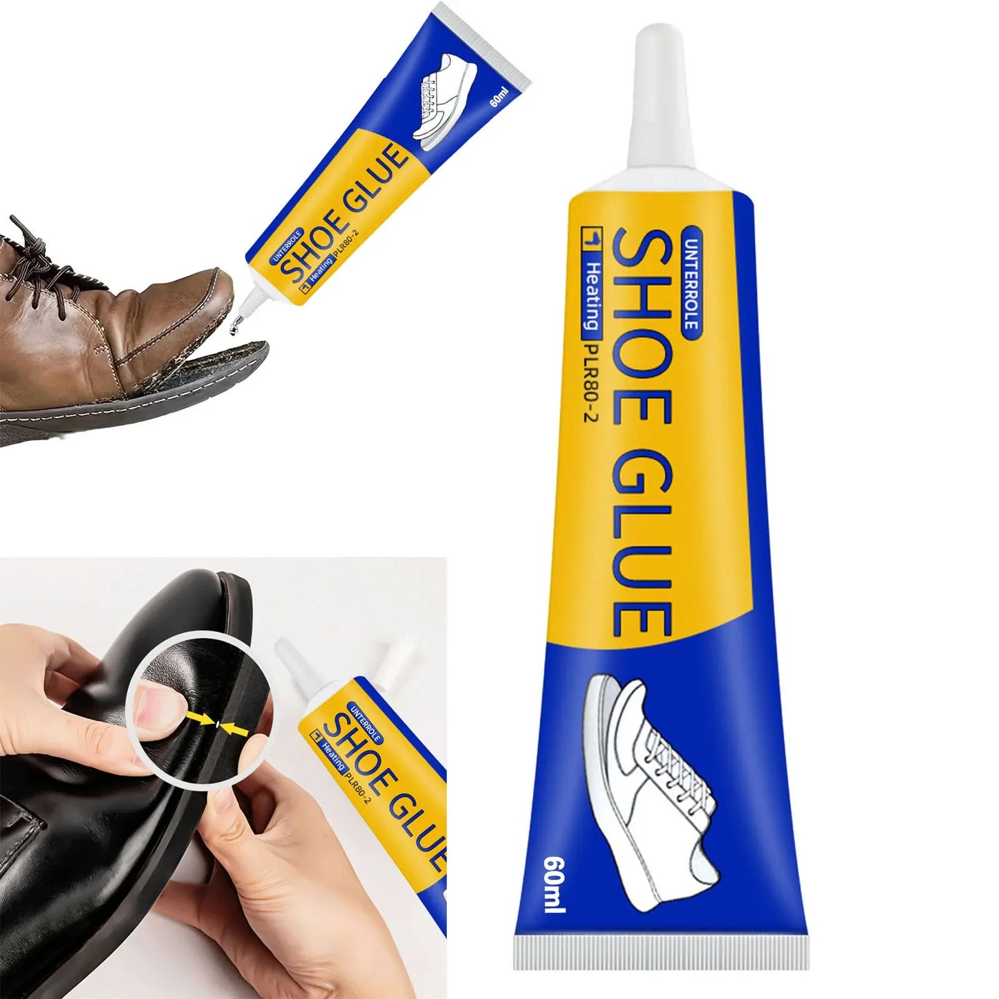 Clear Shoe Repair Adhesive – Low Odor Strong Resin Glue for Shoes & Boots