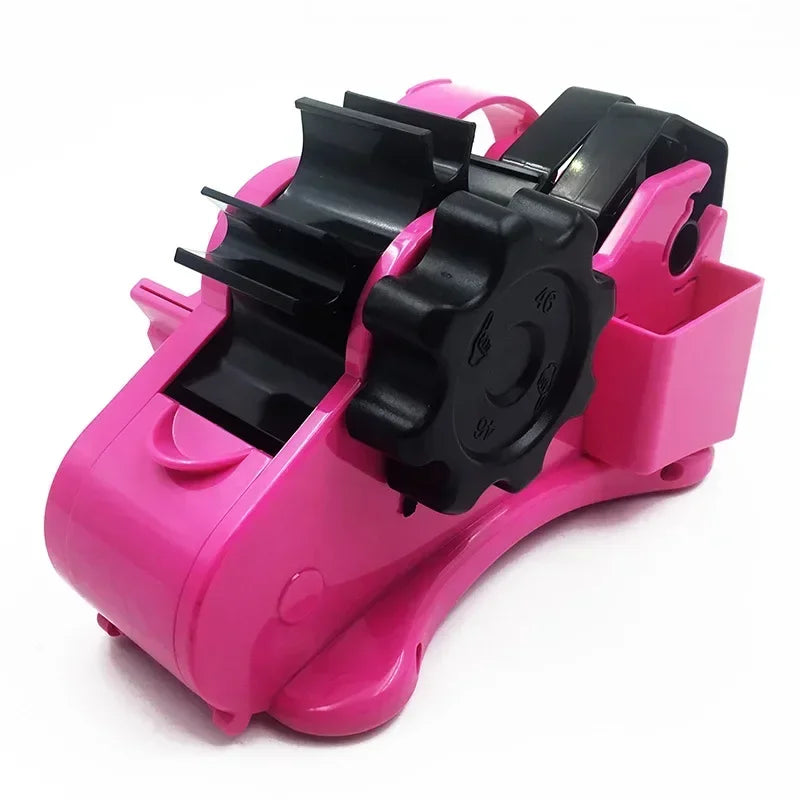 Semi-Automatic Multi-Roll Tape Dispenser – Reusable Thermal Tape Cutter with Storage Compartment