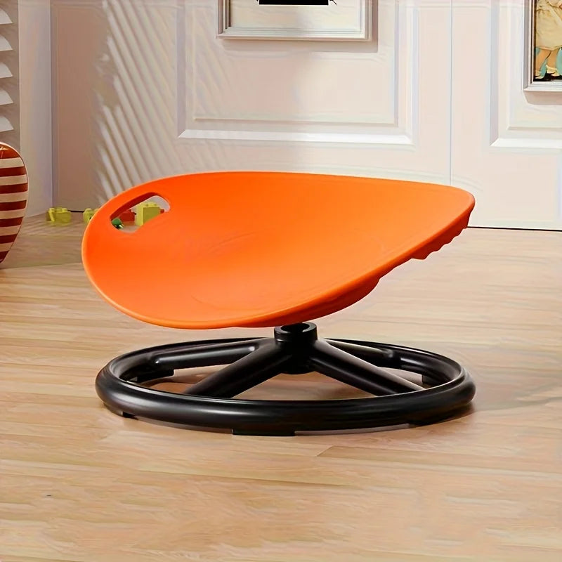 Ergonomic Swivel Sensory Chair – Eggshell Design with Anti-Slip Base, Durable Plastic, Manual Use, No Electricity Needed