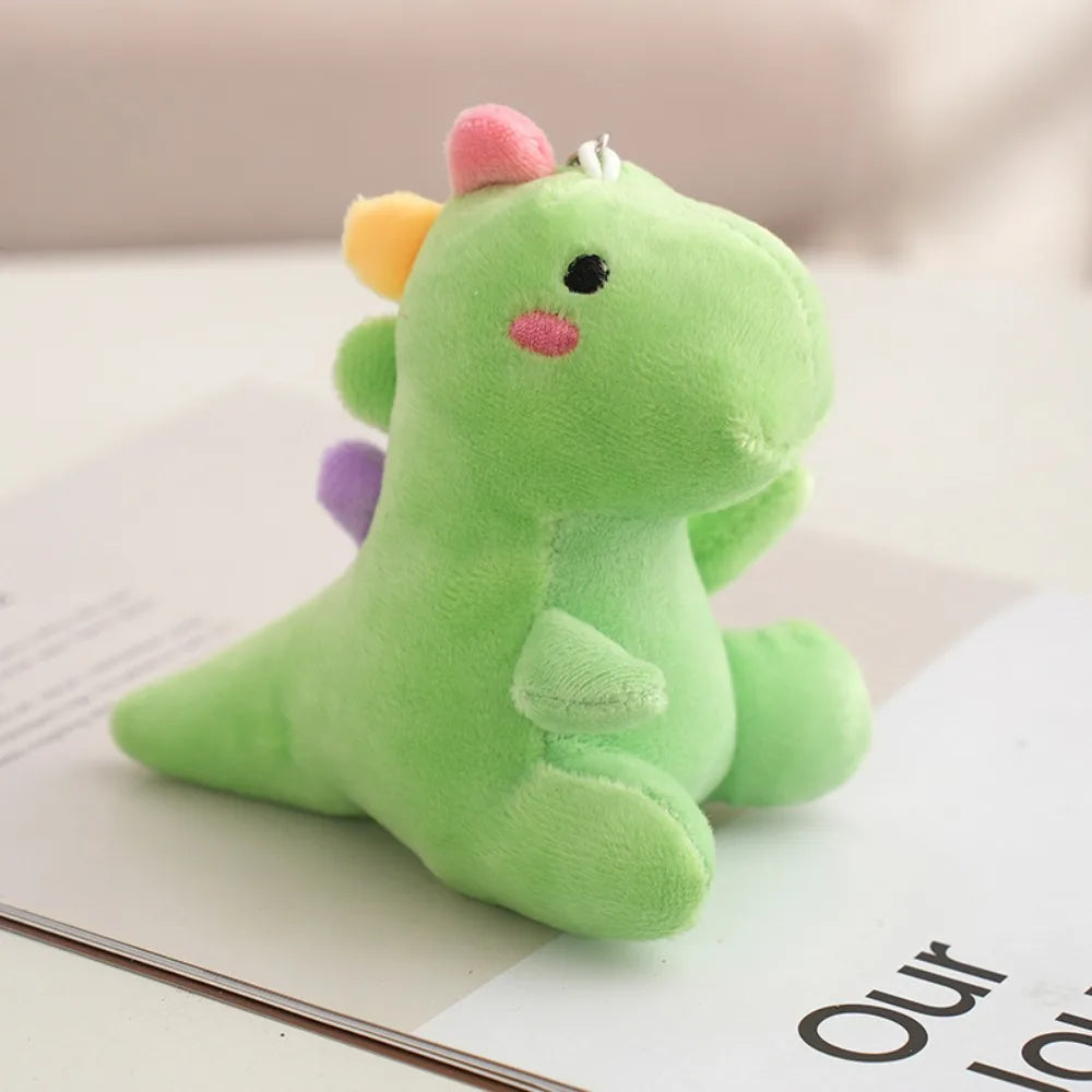 Cute Dinosaur Plush Keychain - Soft Bag Charm, Dinosaur Pendant Toy & Birthday Gift Accessory