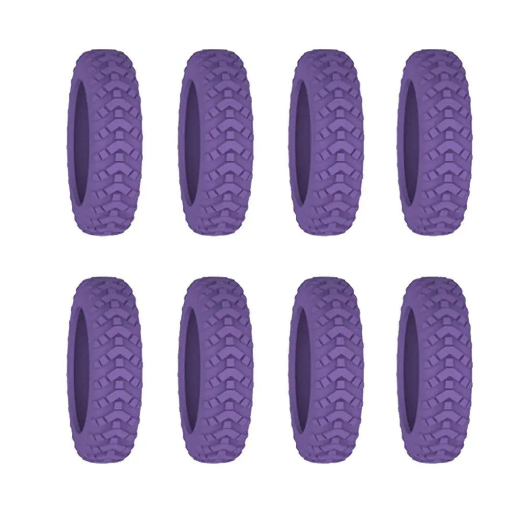 8pcs Travel Luggage Wheel Covers | Silicone Casters Protection for Suitcase, Noise-Reducing