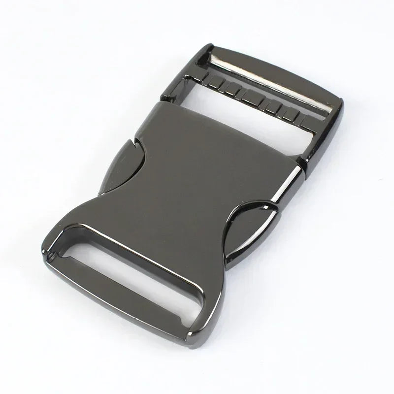 Metal Side Release Buckles Set – 20/25/38mm Backpack Strap Clips & Webbing Clasps for Bags, Dog Collars & Hardware Accessories (2–5Pcs)