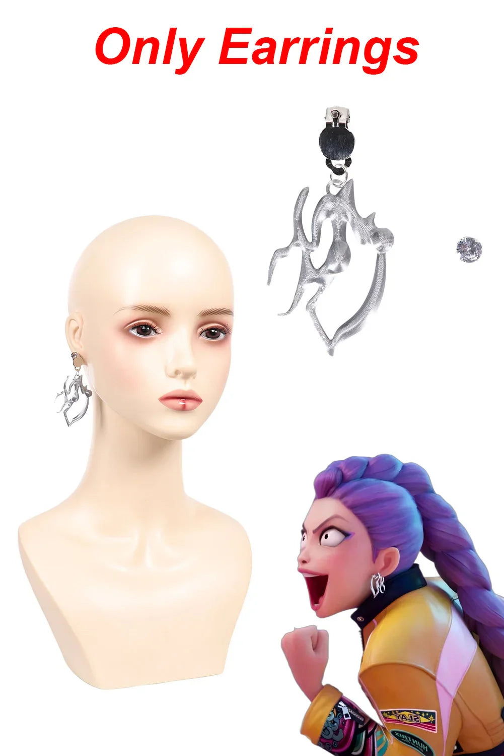 Devil Hunter of Rumi Necklace – Fantasy Cosplay Jewelry, Cartoon Costume Accessory for Women, Party & Gift