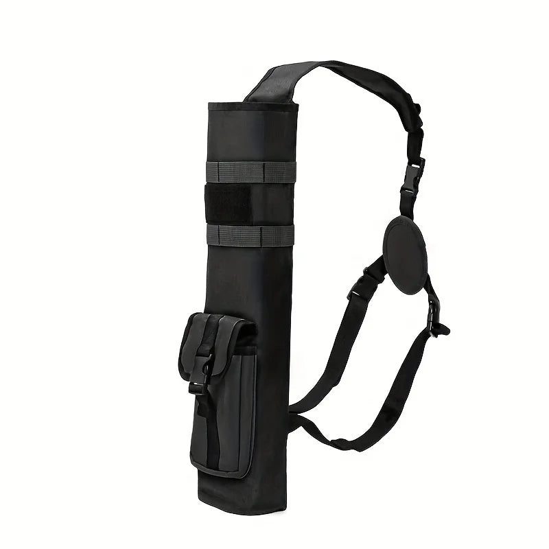 Pskook Lightweight Back Arrow Quiver – Foldable, Compact Hip Bag with Molle System Pocket for Hunting
