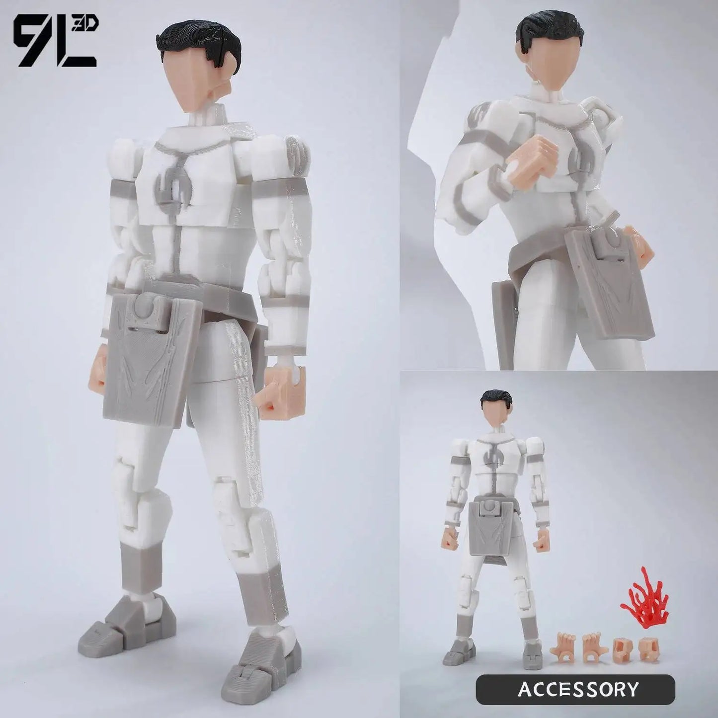 3D Printed Invincible 2.0 Superheroes Action Figures – Multi-Jointed Anime Toy Model Ornaments Gifts
