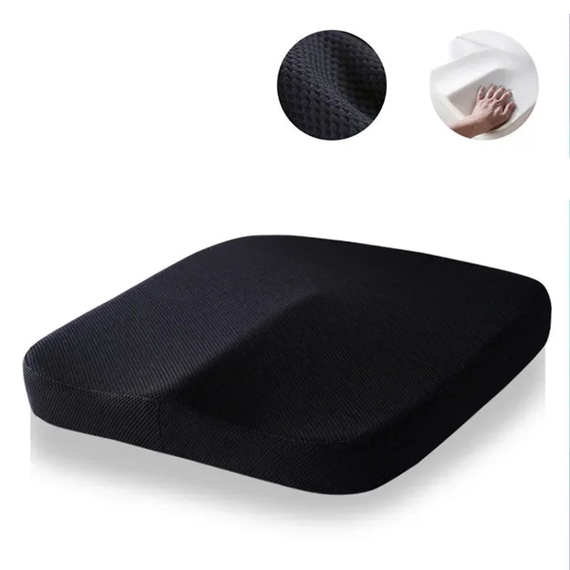 Orthopedic Memory Foam Coccyx Cushion – Non-Slip Tailbone & Sciatica Pain Relief Seat Pad for Office Chair & Car