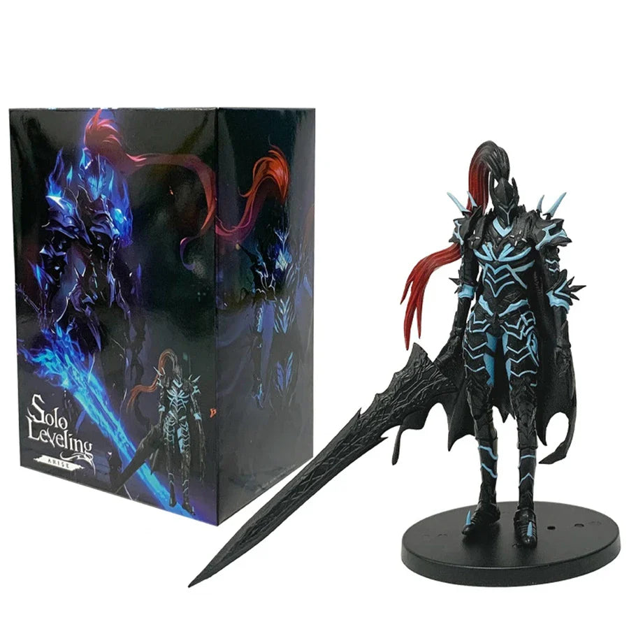 21cm Solo Leveling Sung Jinwoo Action Figure – Knightmaster Yeglit PVC Collectible Toy
