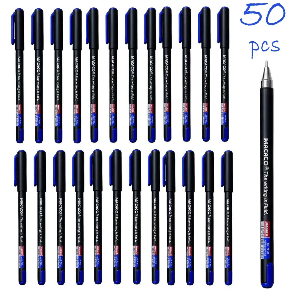 0.7mm Smooth Writing Ballpoint Pens - Gel Ink Office & School Stationery Writing Instruments 5/50pcs