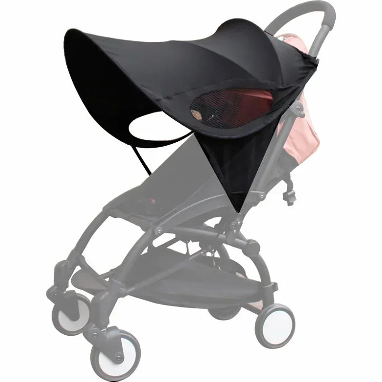 Universal Baby Stroller Sun Shade Canopy Cover – Windproof UV Protection Awning Visor Accessory