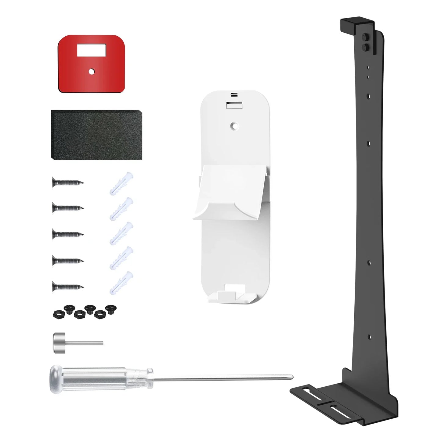 Steel Wall Mount Bracket for PS5 Slim – Stable Metal Wall Stand with Controller & Headphone Holder P5227