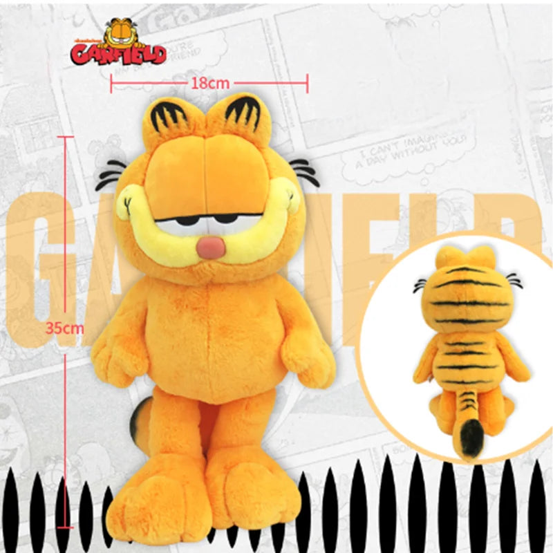 GARFIELD Original Soft Plush Cat Doll – Cartoon Stuffed Plush Toy for Boys & Girls, Christmas Gift & Home Decoration Collectible Plushie Doll
