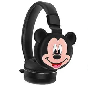 Disney Cartoon Earphones – Foldable HIFI Sound Mickey & Minnie Headphones with Microphone