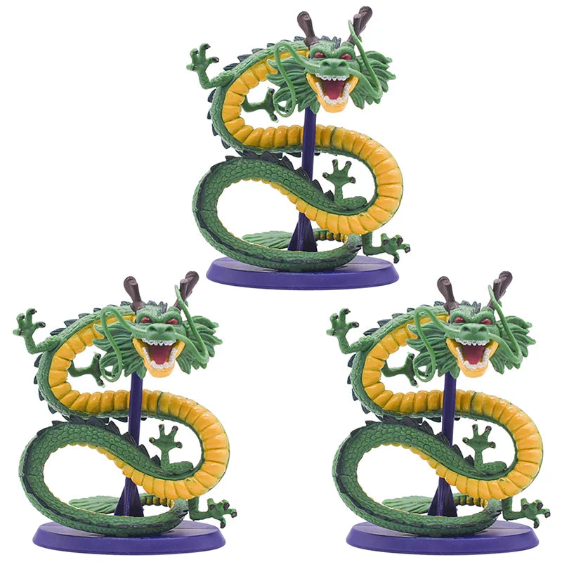 Dragon Ball Z Shenron Figure β Handmade PVC DBZ Son Goku Cyan Dragon Anime Figurine & Birthday Decoration Toy