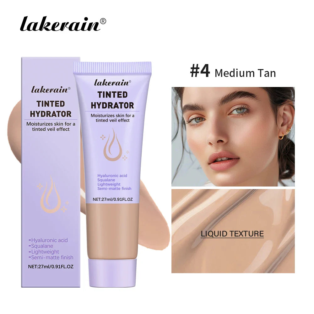 Strong Coverage Tinted Hydrator Makeup – Semi-Matte Finish for Women, Evens Skin Tone & Naturally Moisturizes