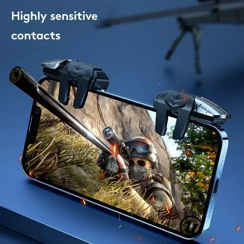 G21 Six-Finger Mobile Game Trigger – PUBG L1 R1 Shooting Controller, ABS Universal Gamepad Joystick for iOS & Android Phones