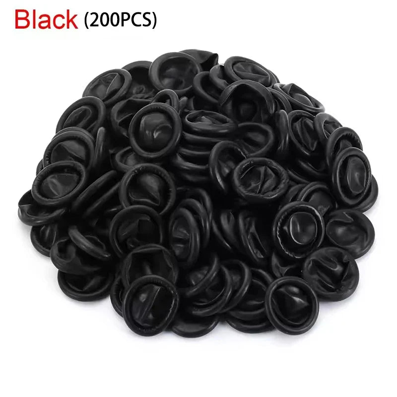 100PCS Disposable Finger Cots – Powder-Free Anti-Slip Latex Finger Protectors for Beauty, Tattoo & Hairdressing Use