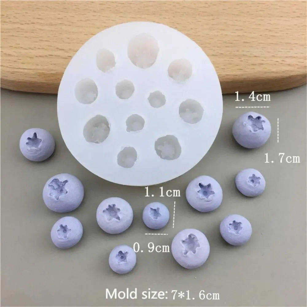 3D Fruit Candle Silicone Mold – Blueberry & Raspberry DIY Chocolate & Baking Craft Mold