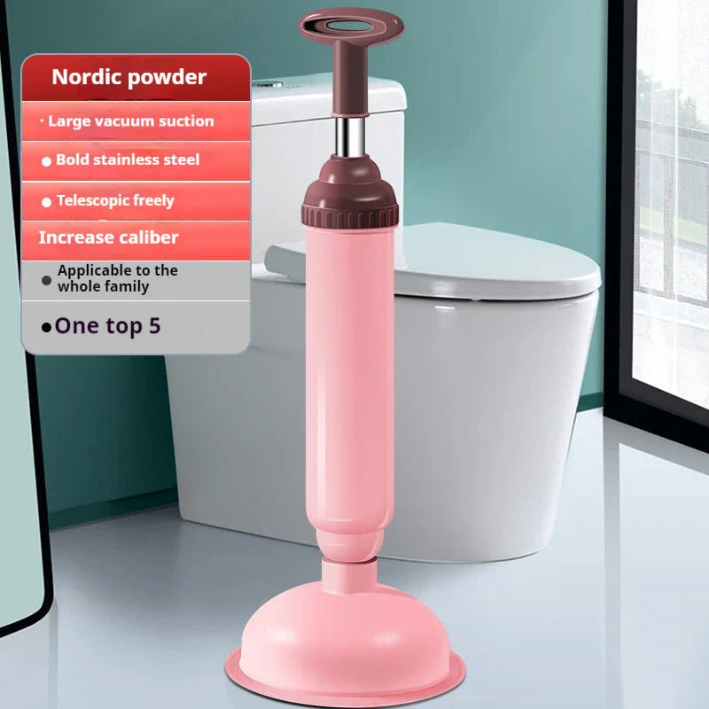 Powerful Toilet Pipe Cleaner – Household Vacuum Dredge for Bathroom & Sewer Cleaning