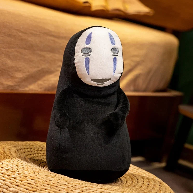 No Face Plush Figure - Japanese Anime Movie Stuffed Doll, Cute Home Decor Toy and Birthday Gift